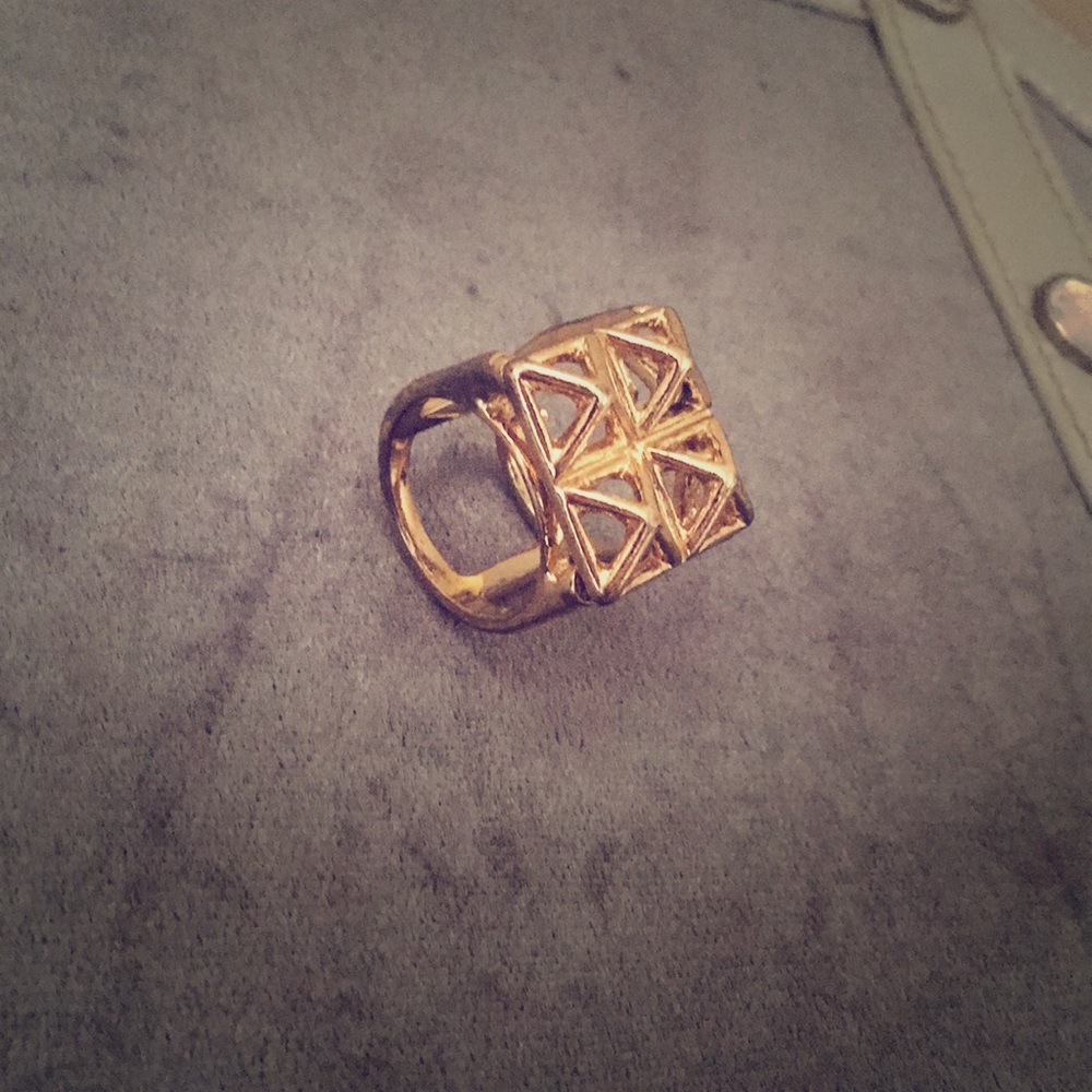 Chunky Pyramid Ring